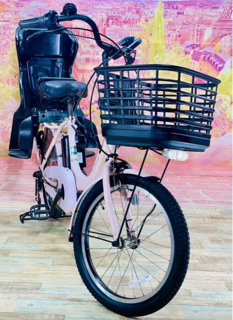 K2016大容量12.3Ah 電動自転車 ヤマハ パスバビー 子供乗せ20インチ