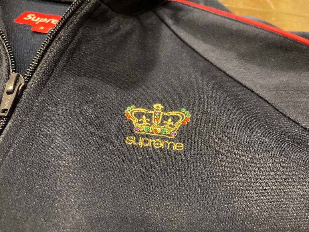 新品同様19FWシュプリームsupreme☆crown track jacket