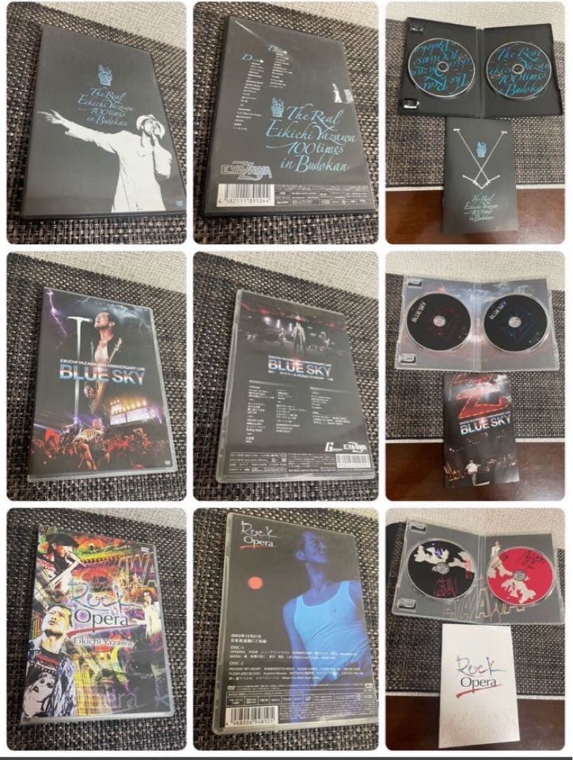 DVD＋Blu-ray 14巻セット/矢沢永吉/比較的美品/2枚組多数