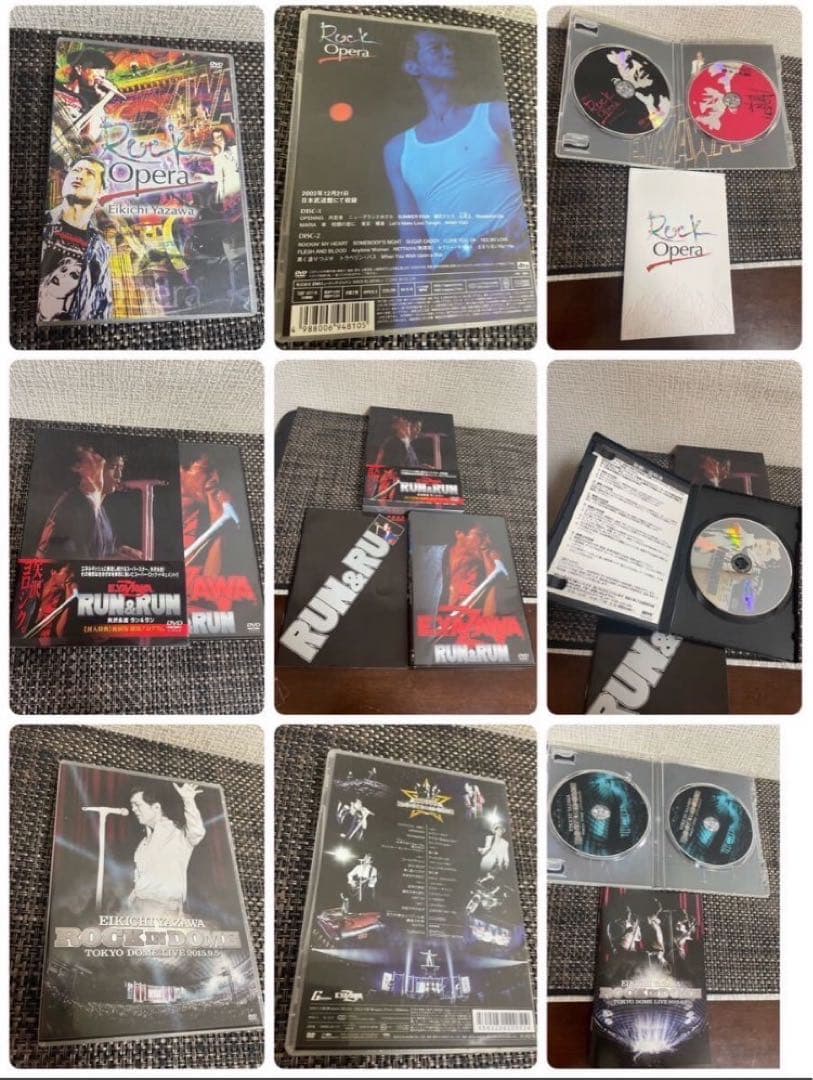 DVD＋Blu-ray 14巻セット/矢沢永吉/比較的美品/2枚組多数