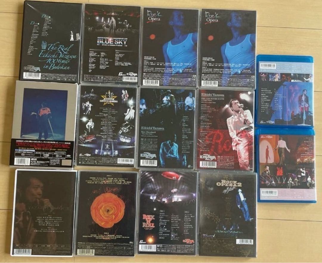 DVD＋Blu-ray 14巻セット/矢沢永吉/比較的美品/2枚組多数