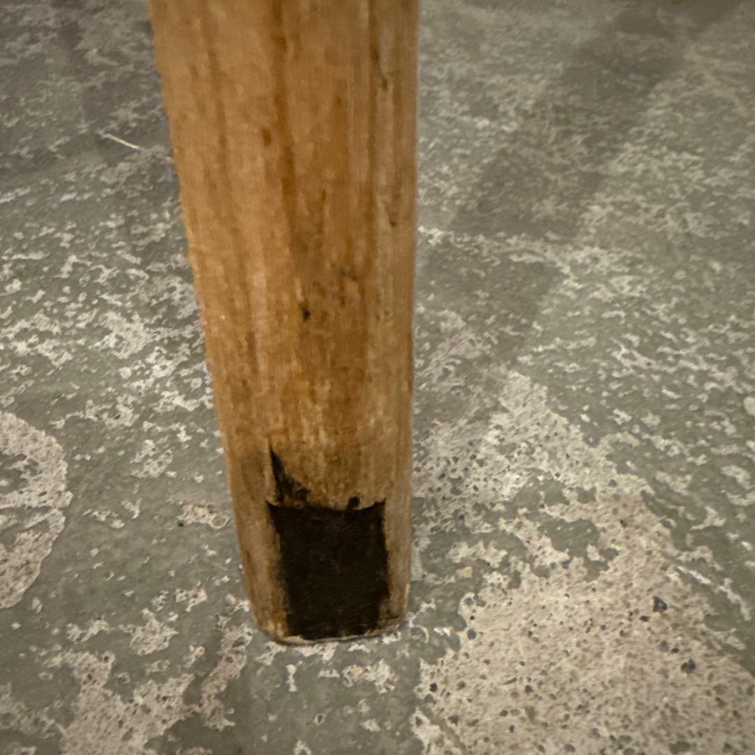 ヴィンテージ　ダイニングチェア　カフェチェア　剥離　座面装飾　2