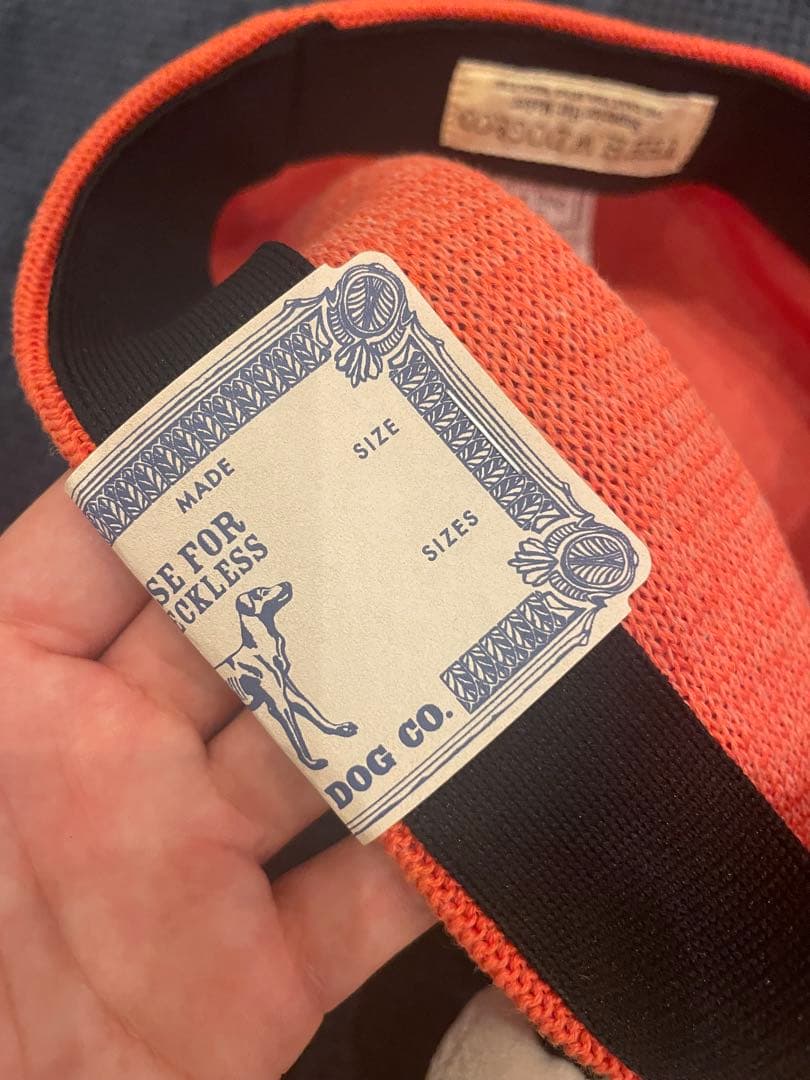 THE H.W.DOG&CO. ベレー帽　オレンジ　完売品