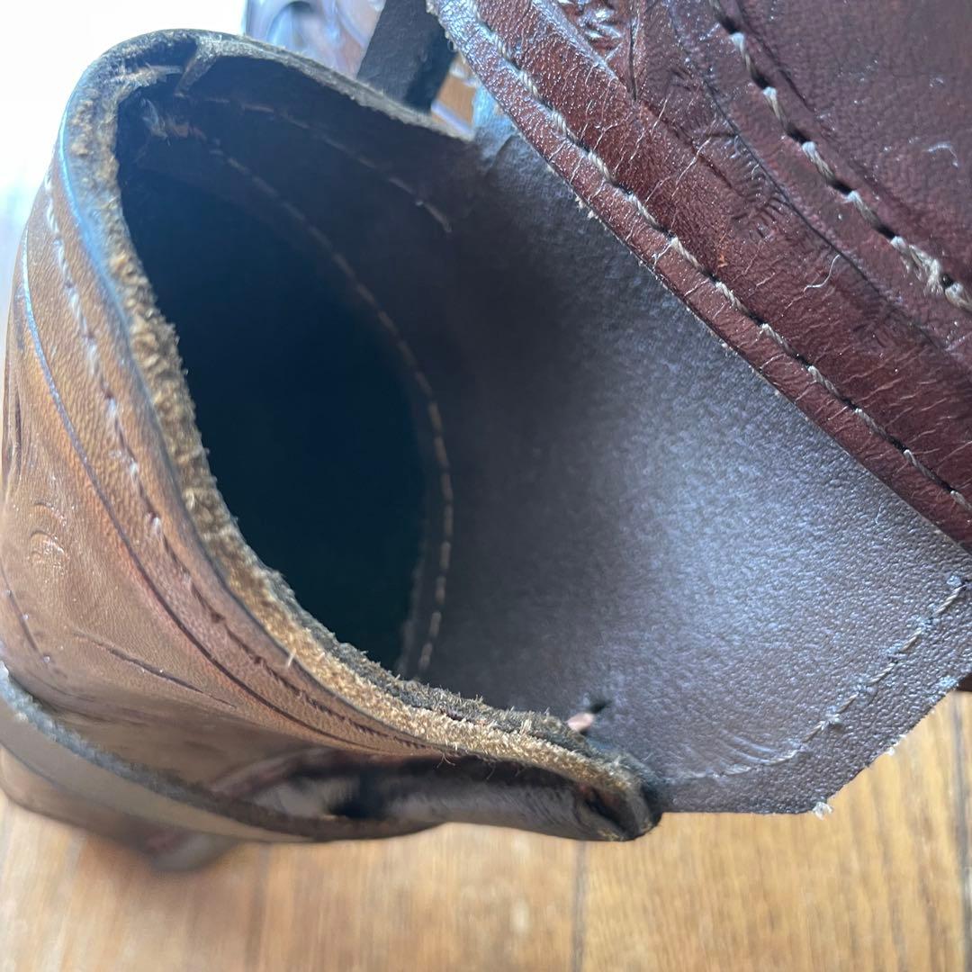 ウエスタン　肉厚レザー　ガンベルトメキシコ32弾