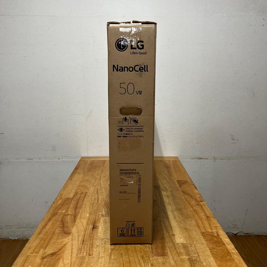 新品！ LG 50V型 4K 液晶テレビ 50NANO76JPA 動画アプリ搭載