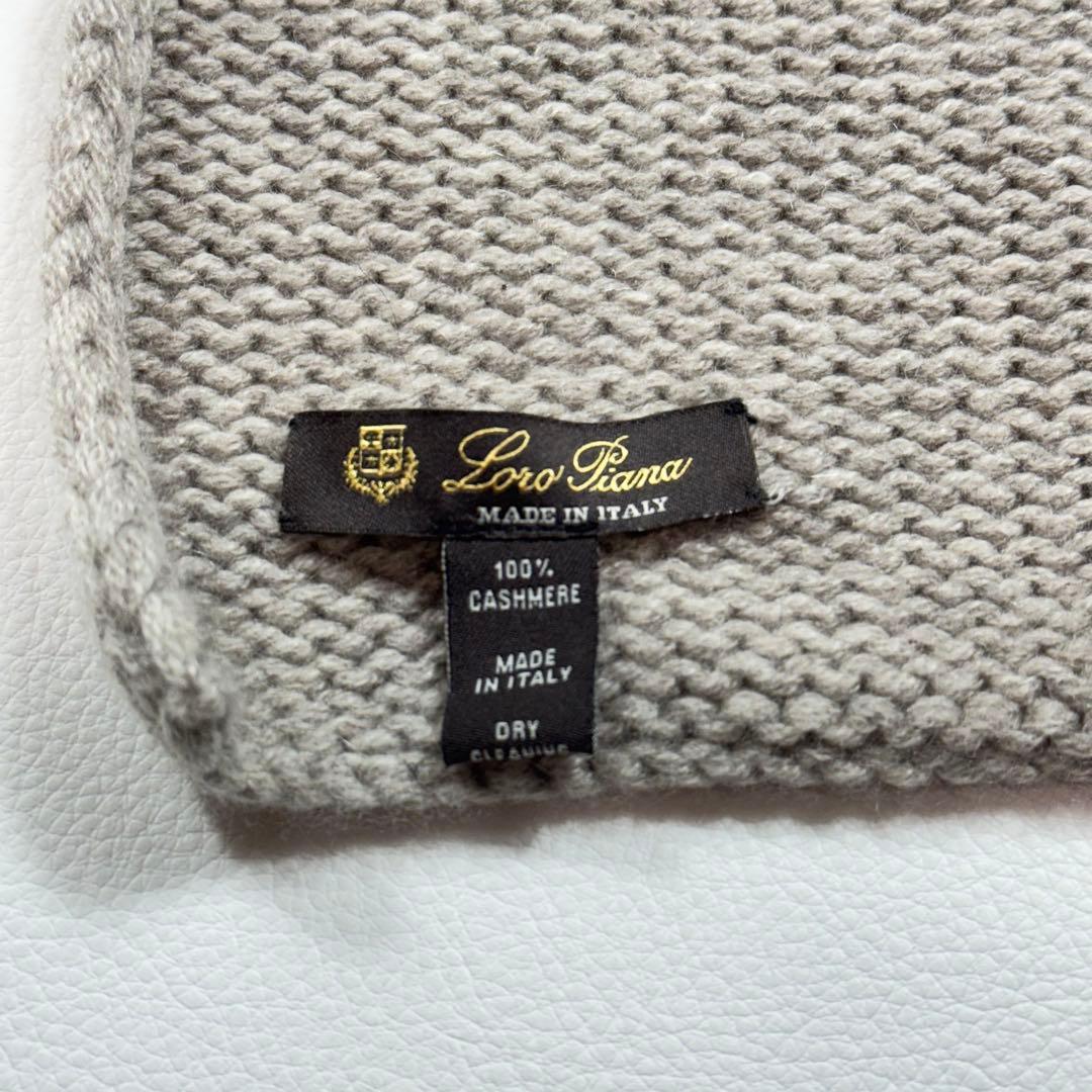 美品✨ 現行 ロロ•ピアーナ マフラー カシミヤ100％