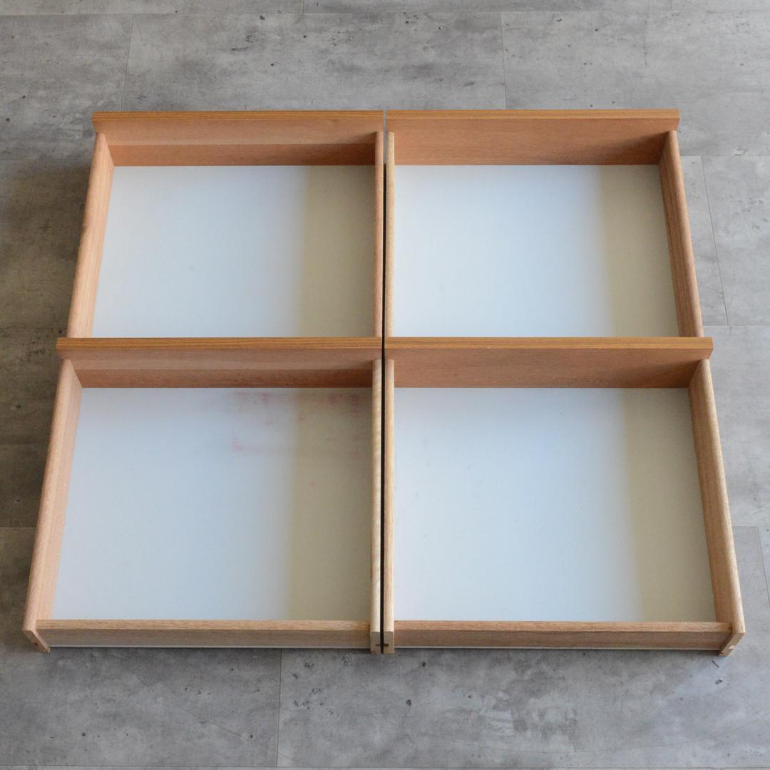 デンマーク 北欧ヴィンテージ チーク２段 ローチェスト 北欧家具 サイドテーブル