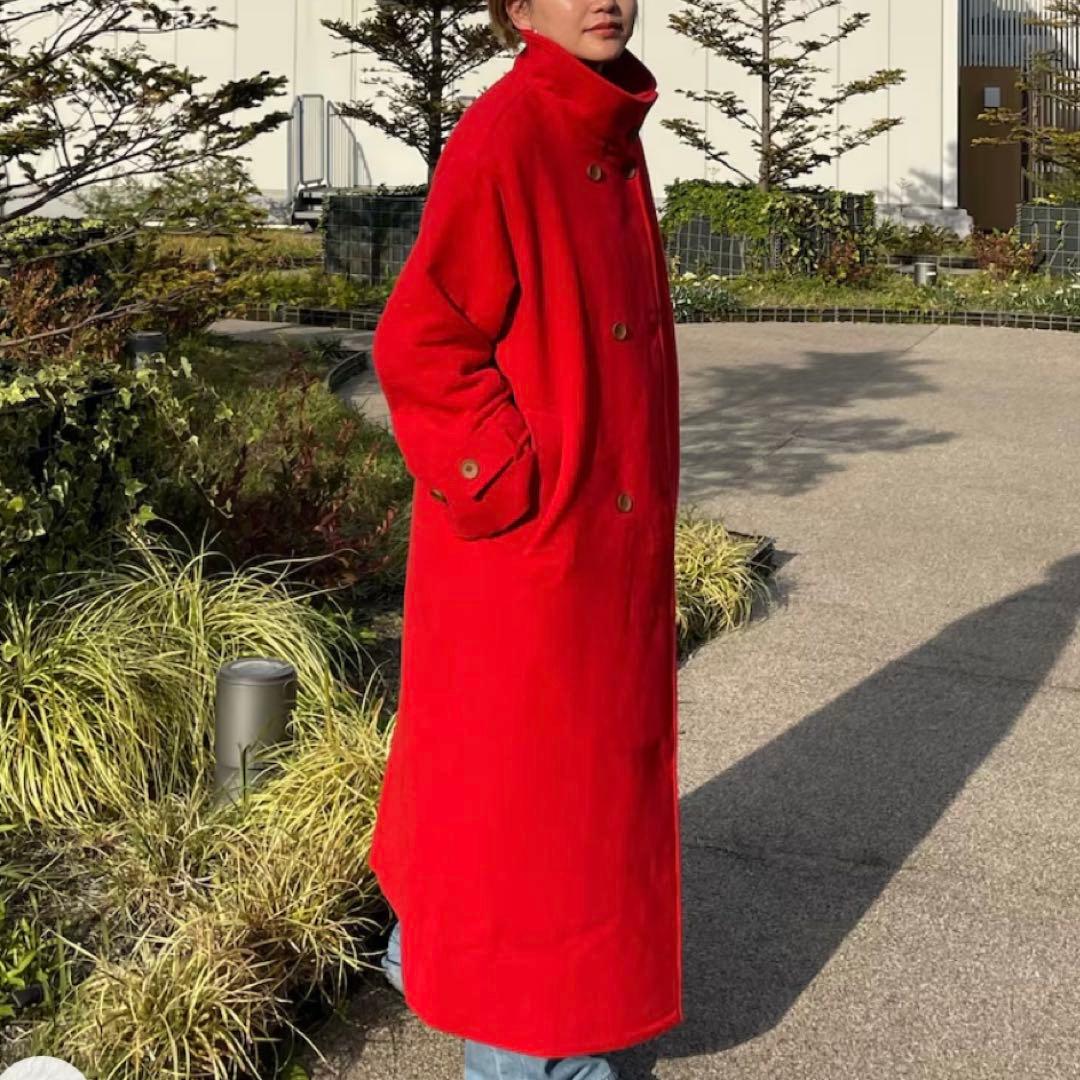 新品未使用　Ungrid スタンドカラールーズコート　S クリスマス