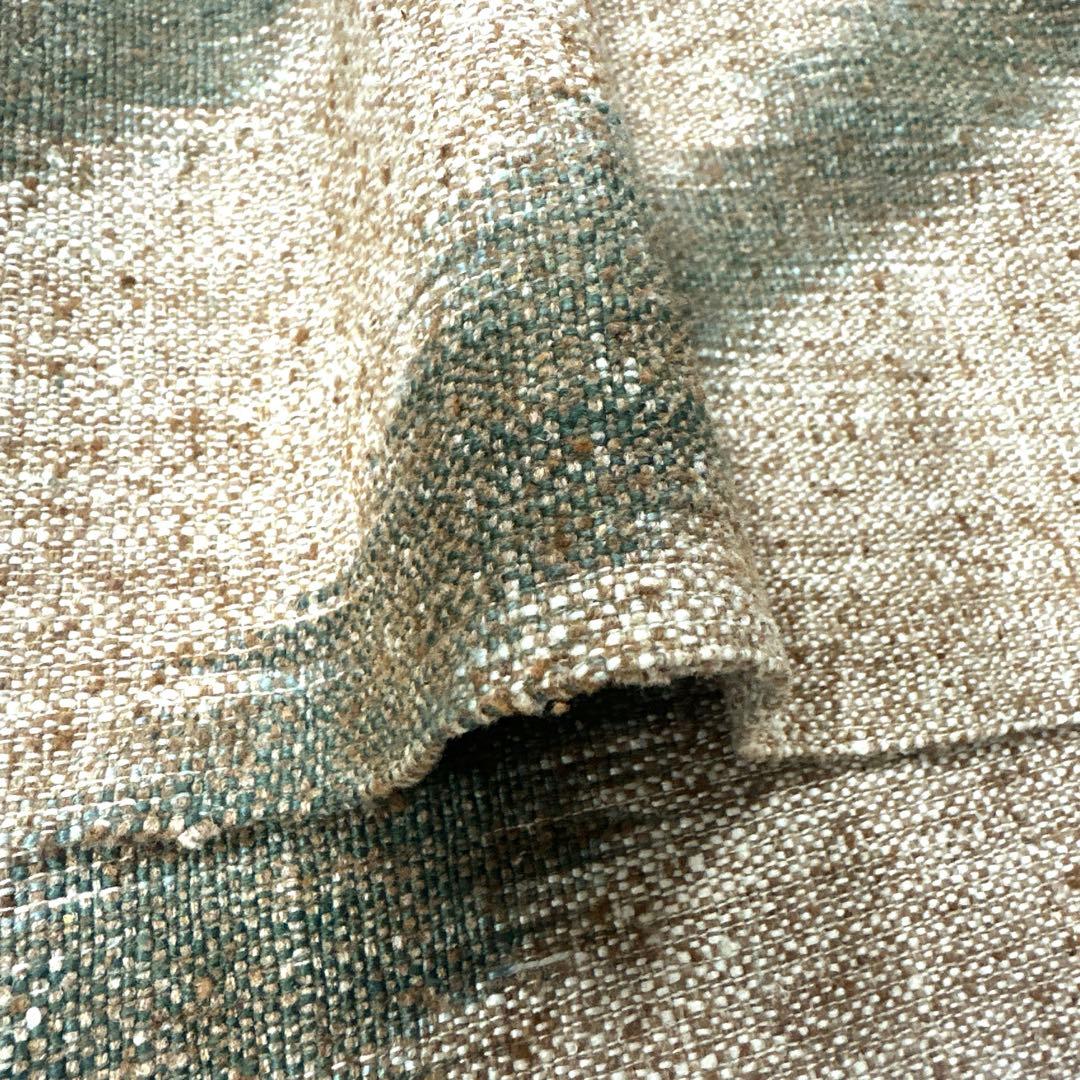 専用帯6070 5826 二点セット●出羽の織座 ぜんまい紬 高級 正絹 全通