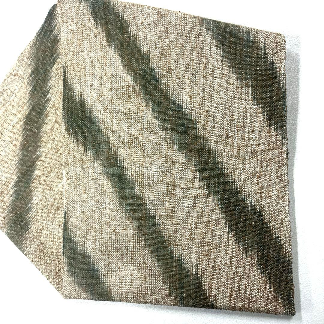 専用帯6070 5826 二点セット●出羽の織座 ぜんまい紬 高級 正絹 全通