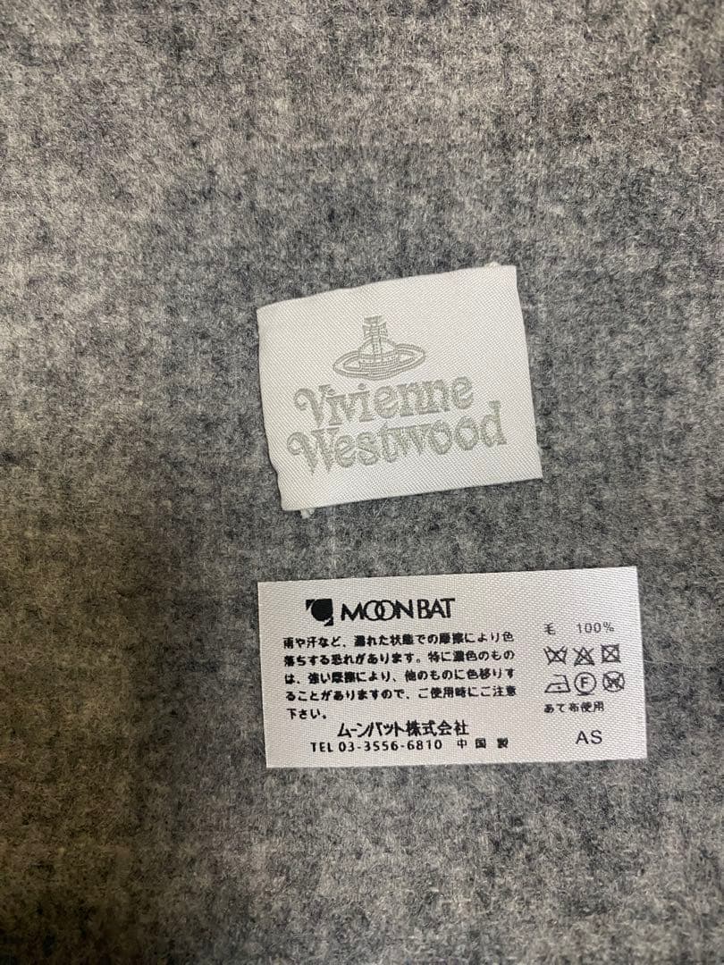 ヴィヴィアン♡マフラー♡グレー♡ユニセックス