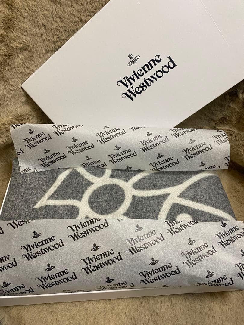 ヴィヴィアン♡マフラー♡グレー♡ユニセックス