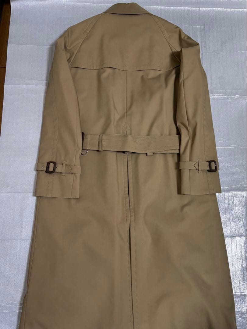 新品タグ付　Aquascutum ベージュ ロングトレンチコート