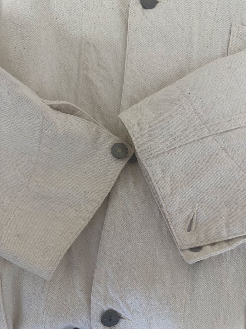 COMOLI エクリュデニム ワークジャケット