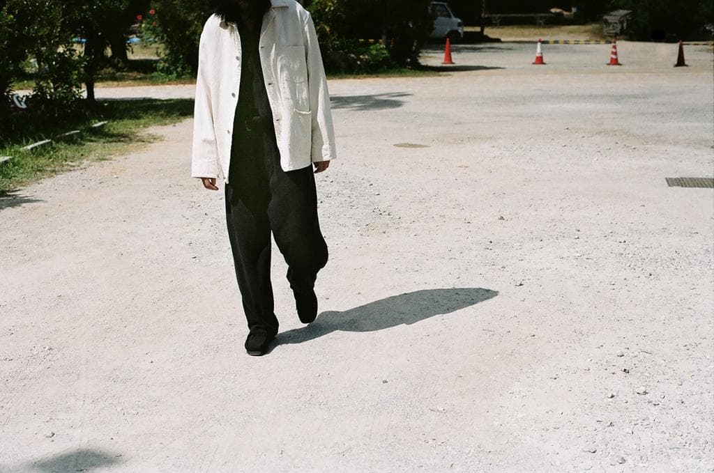 COMOLI エクリュデニム ワークジャケット