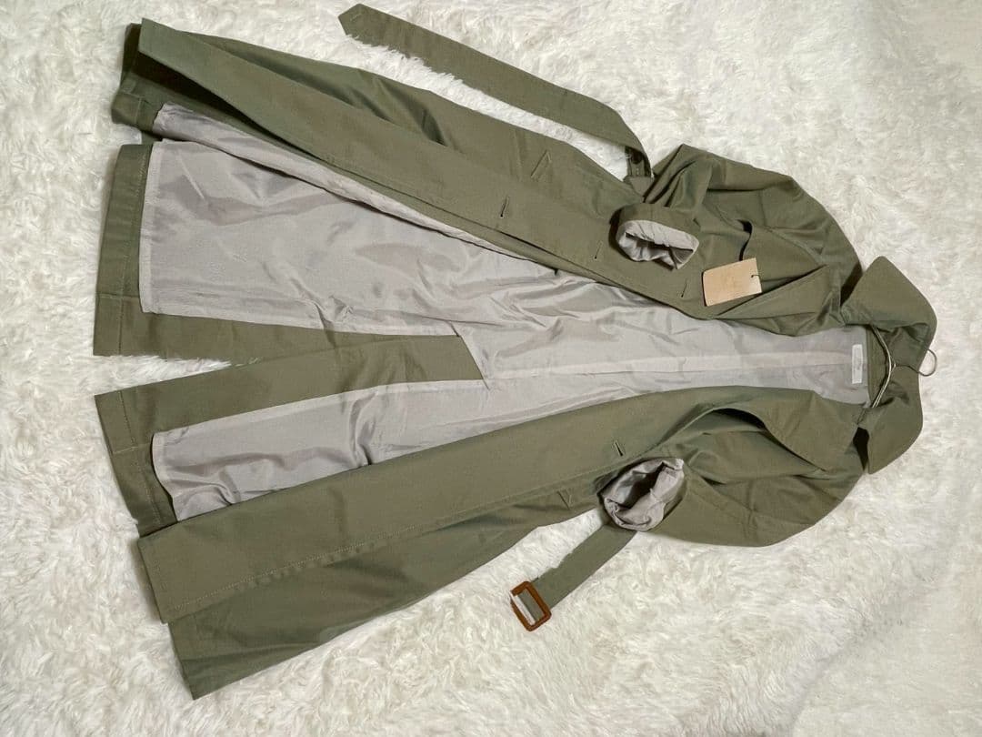 【タグ付未使用】Plage（プラージュ） トレンチコート カーキ 38