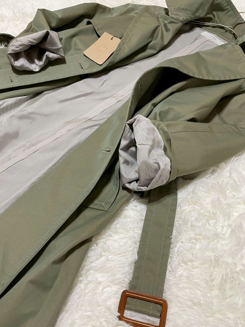 【タグ付未使用】Plage（プラージュ） トレンチコート カーキ 38