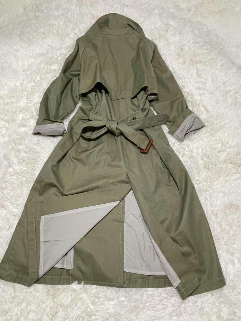 【タグ付未使用】Plage（プラージュ） トレンチコート カーキ 38