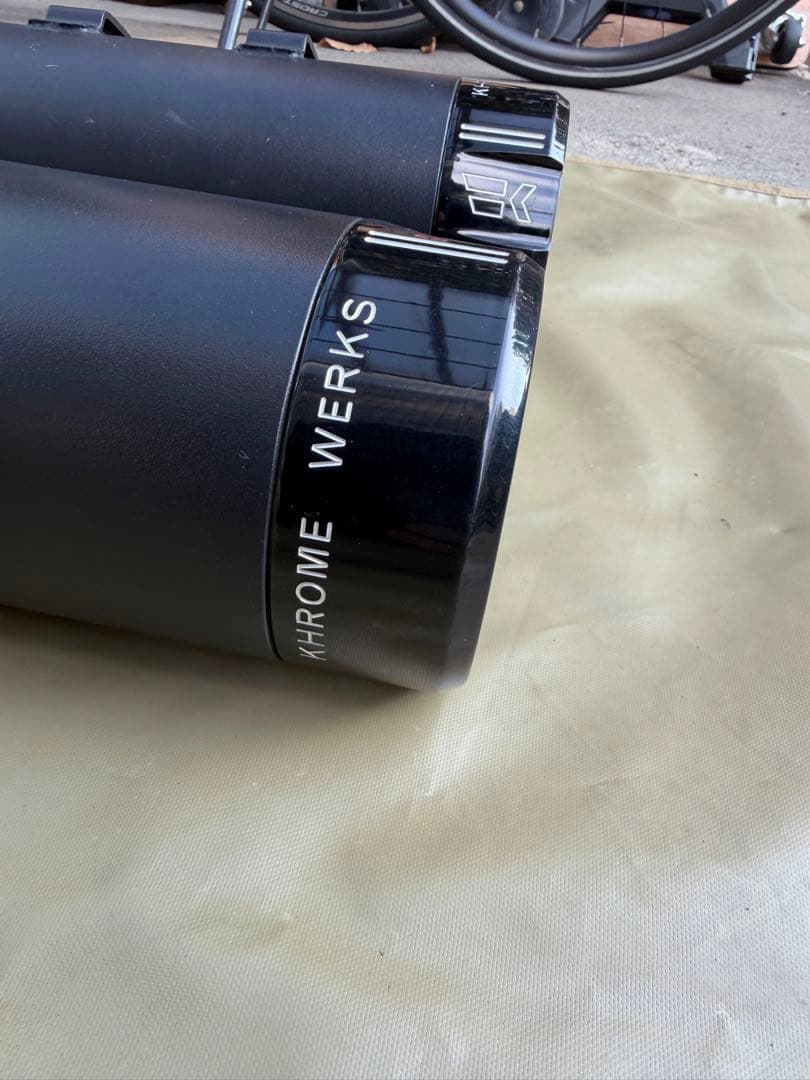 ハーレー　クロームワークス4.5HP-PLUSスリップオンブラックマフラー