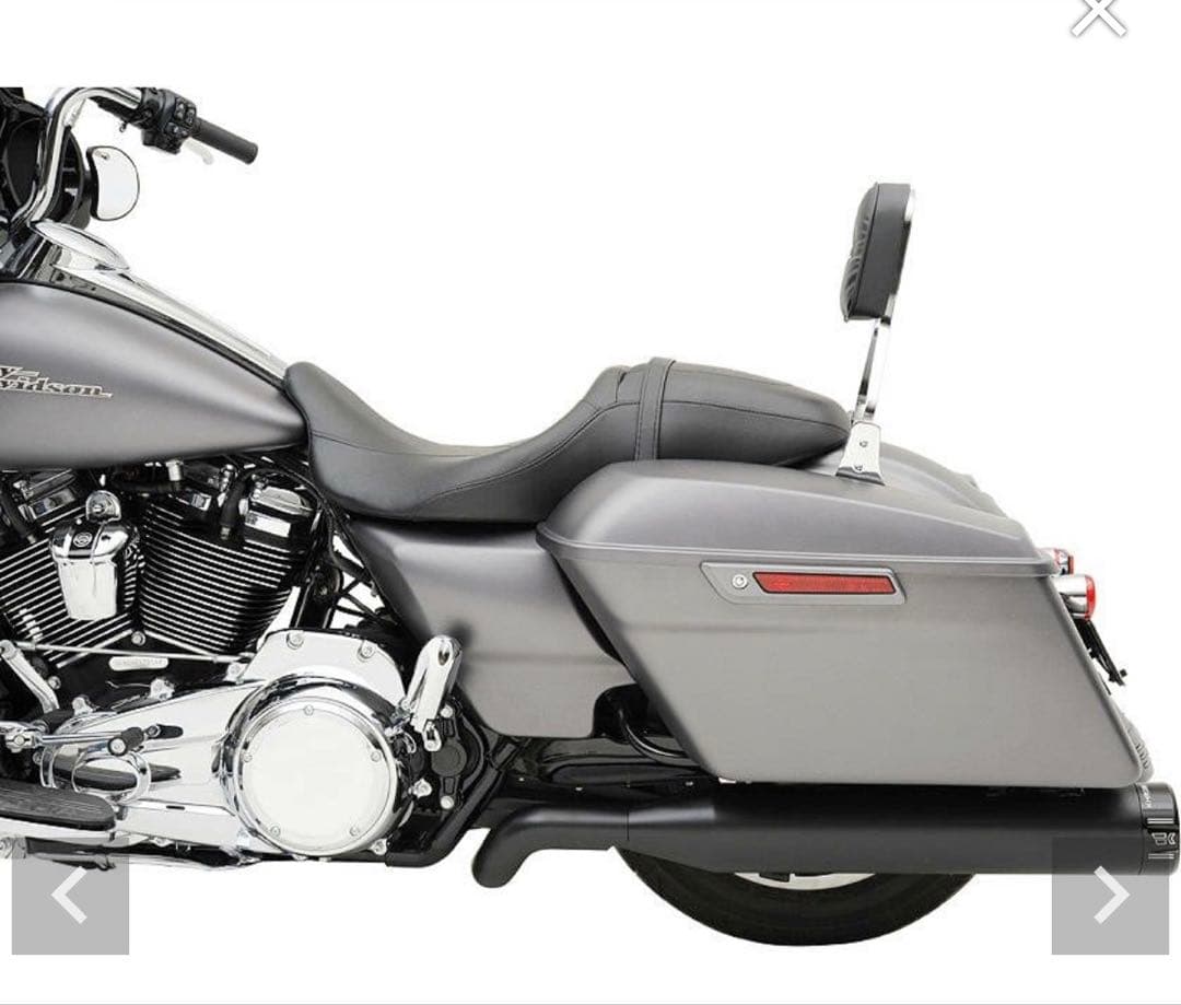 ハーレー　クロームワークス4.5HP-PLUSスリップオンブラックマフラー