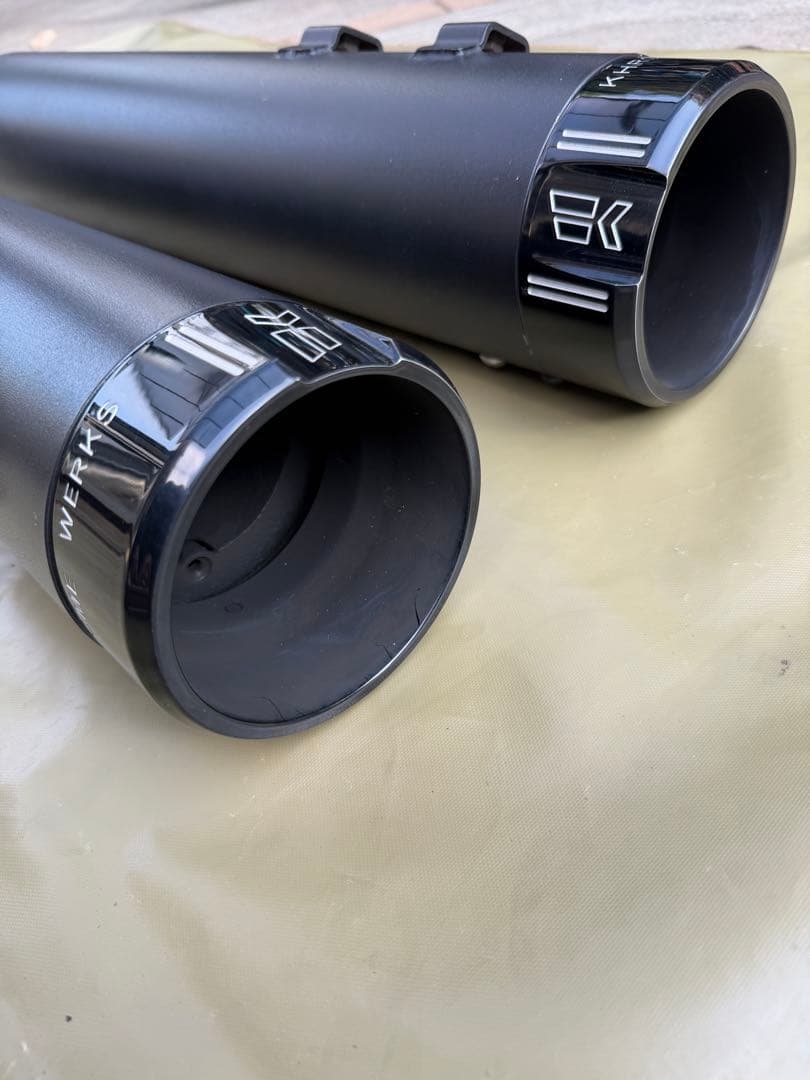 ハーレー　クロームワークス4.5HP-PLUSスリップオンブラックマフラー