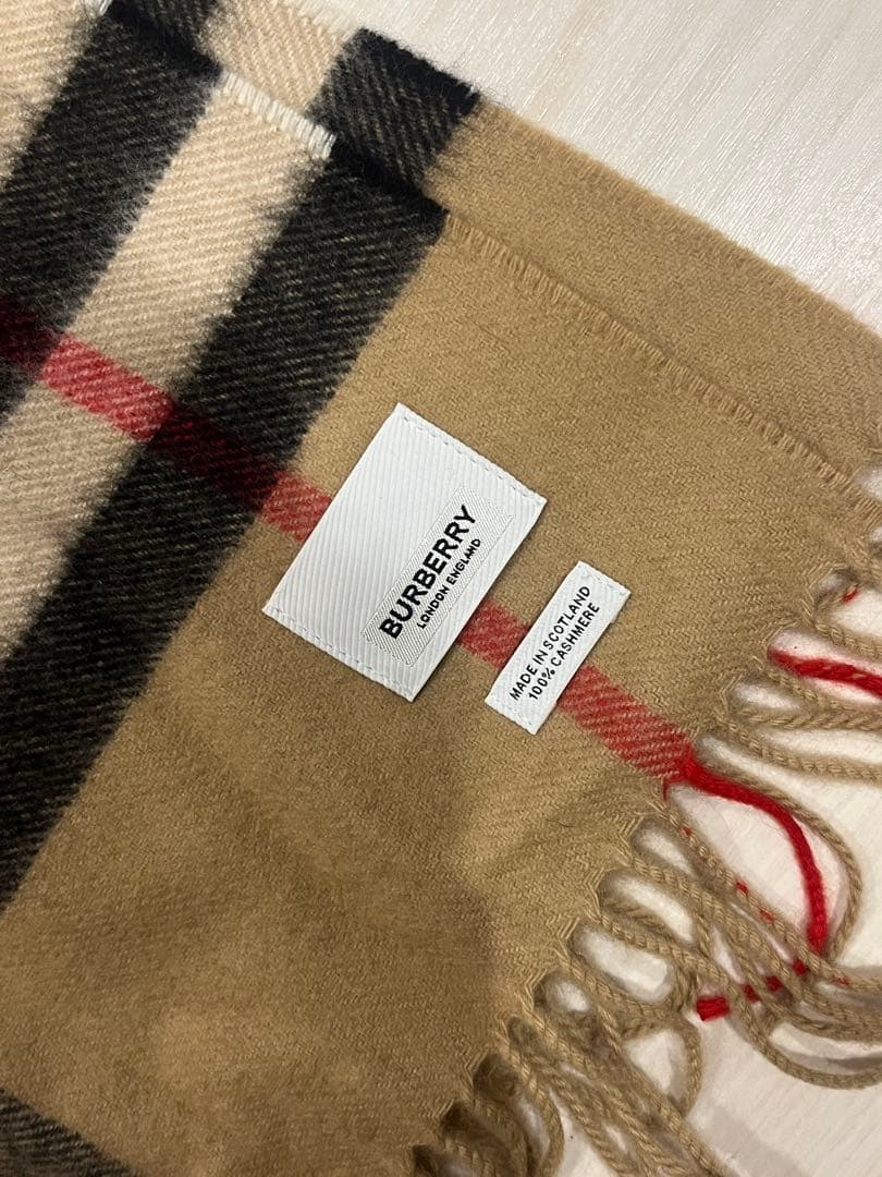 ✨極美品✨BURBERRY LONDON 100%カシミヤ　マフラー
