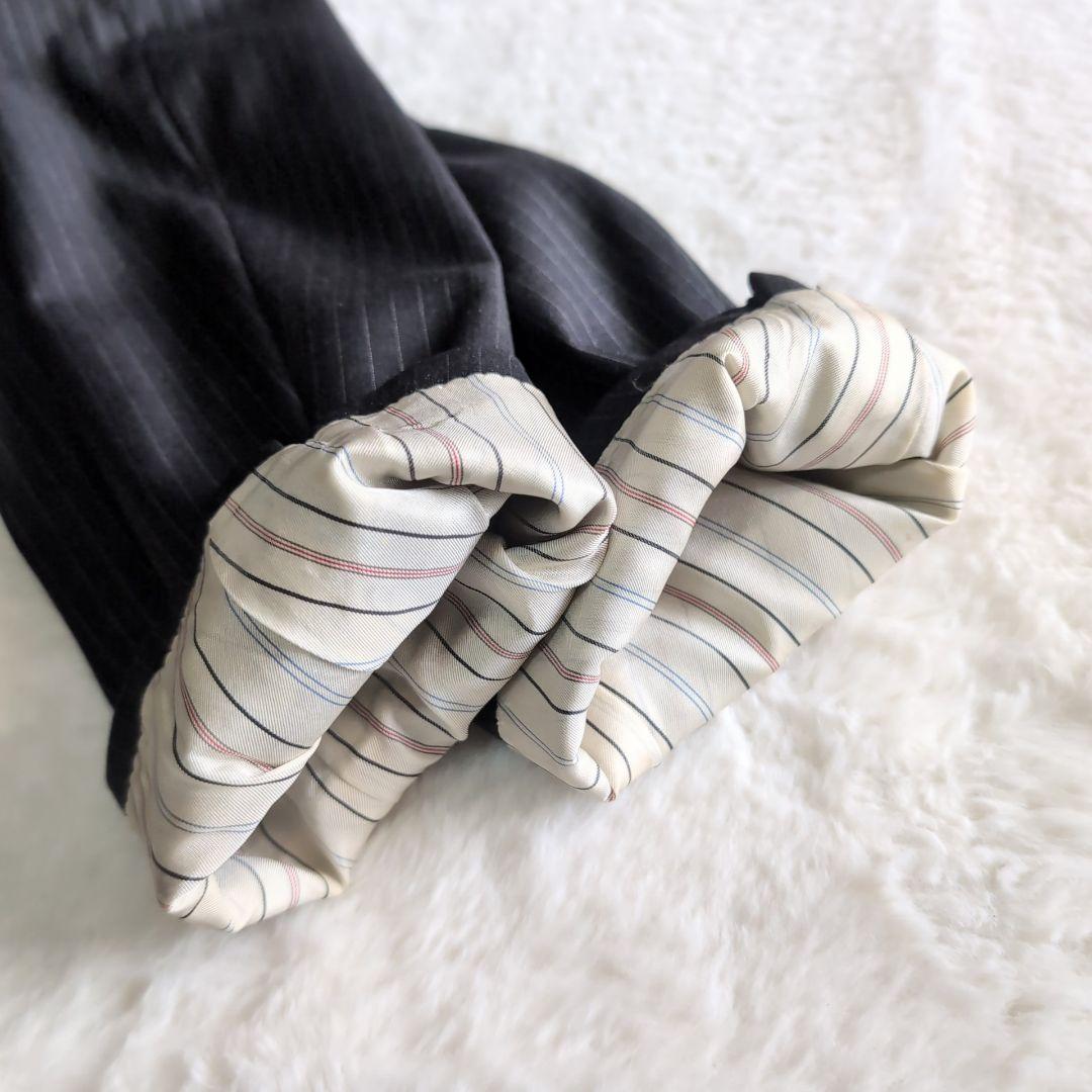 ポロラルフローレン ストライプ ビンテージ スーツ スリーピース チャコール