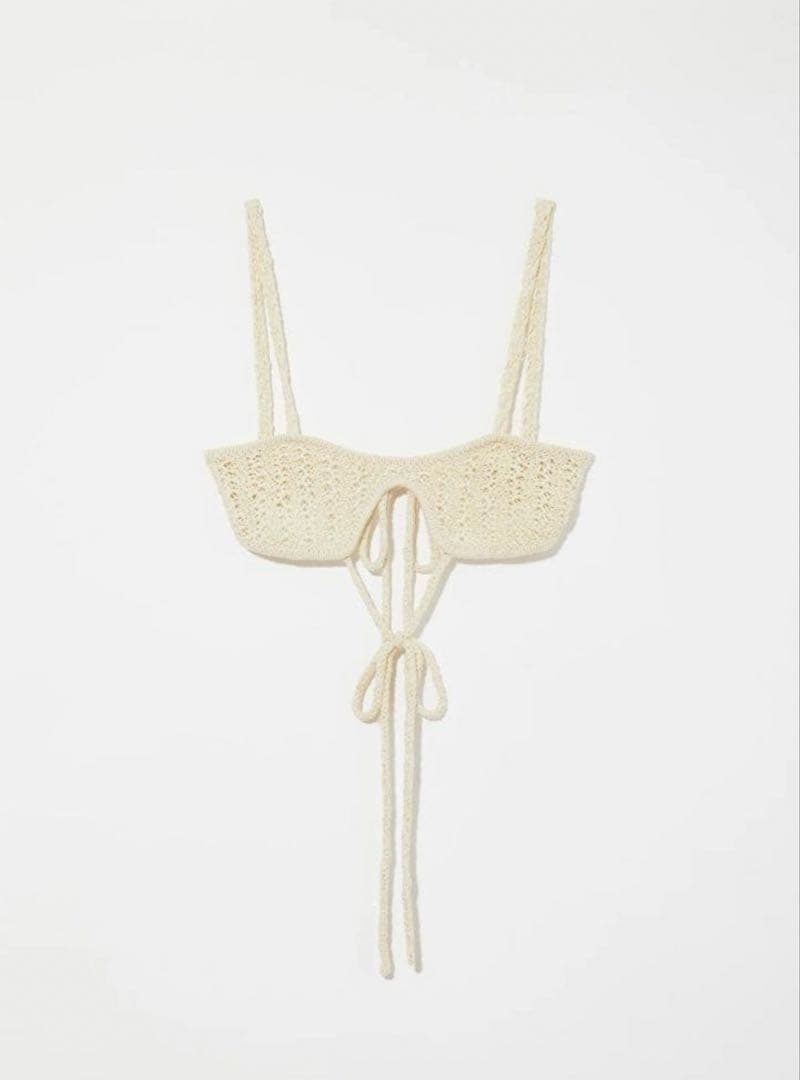 eaphi OPENWORK KNITTING BUSTIER エフィ　ビスチェ