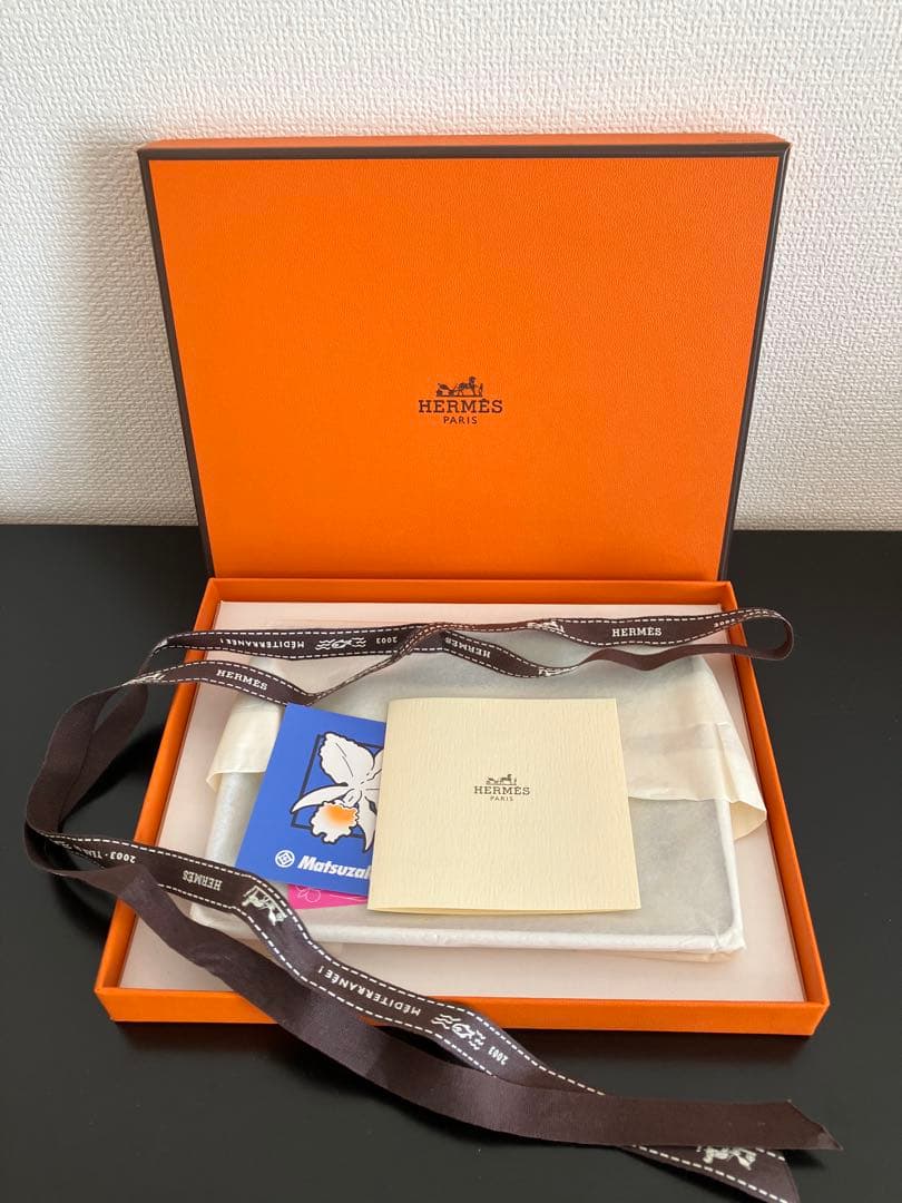 【未使用品】HERMES エルメス シェーヌダンクル　スクエアプレート 皿
