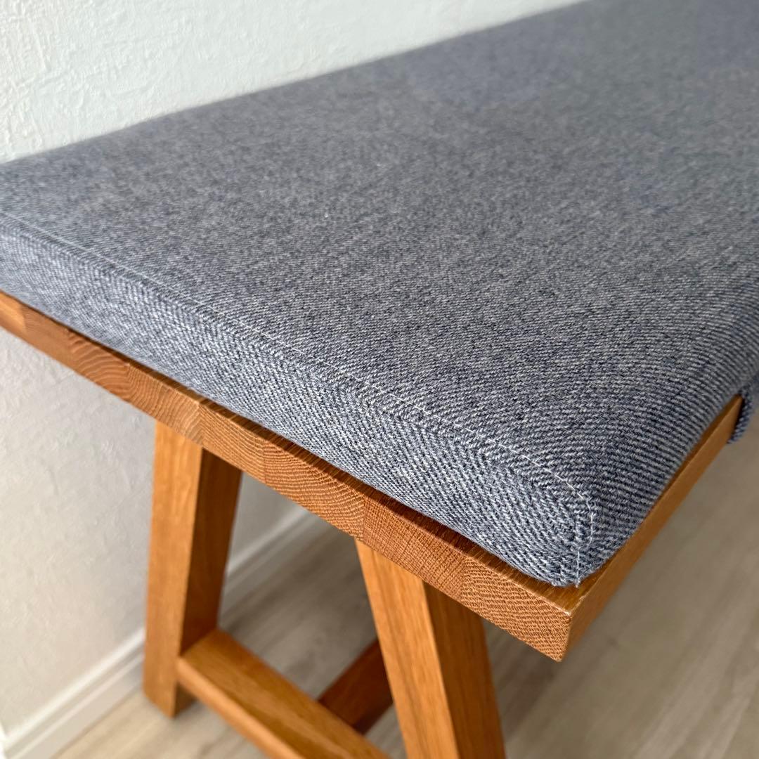 ◆メンテナンス済み◆unico ウニコ　エレムト　ベンチ　ナチュラル