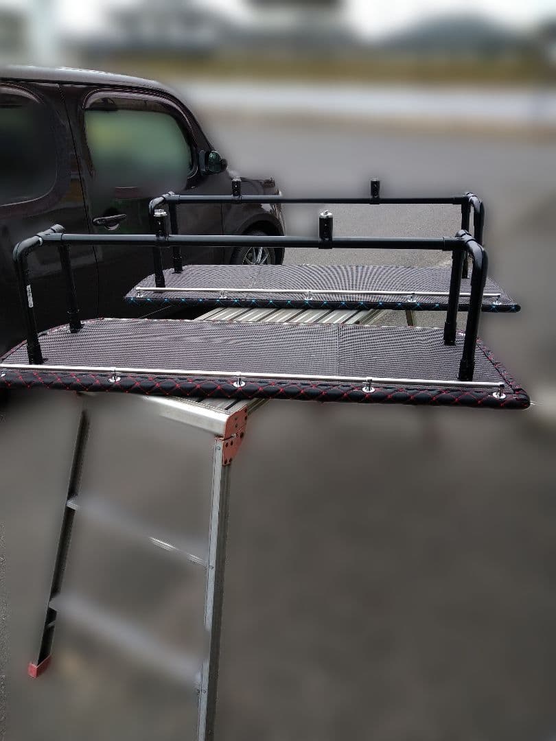 クオン　ハイルーフ　棚　イレクターパイプ