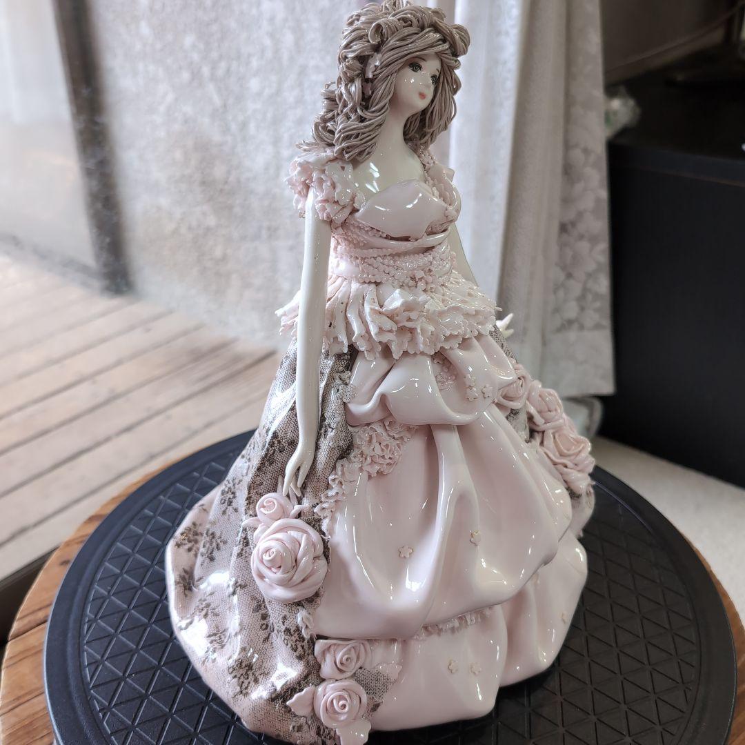 一月価格　ロマンドール　ハンドメイド　一点物　陶器人形　置物　西洋人形