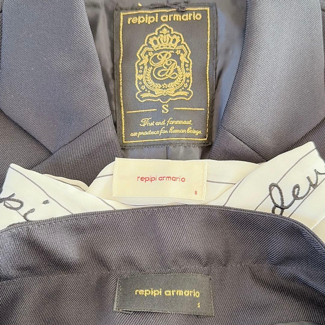 7【美品】レピピアルマリオ ガールズフォーマルスーツ　150㎝　4点セット　卒服