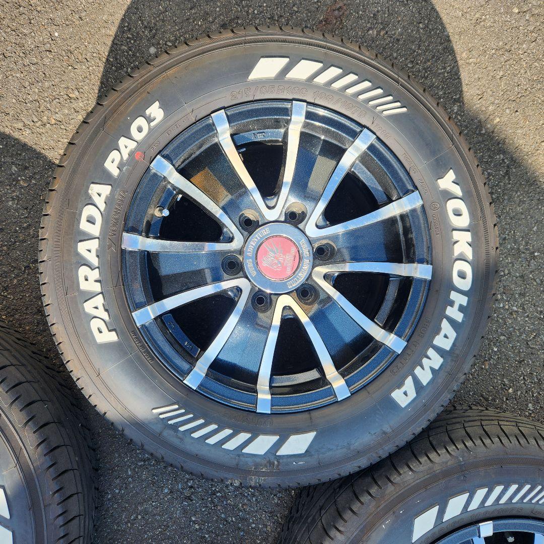 ハイエース 200系 アルミホイール タイヤ 4本 セット 16インチ