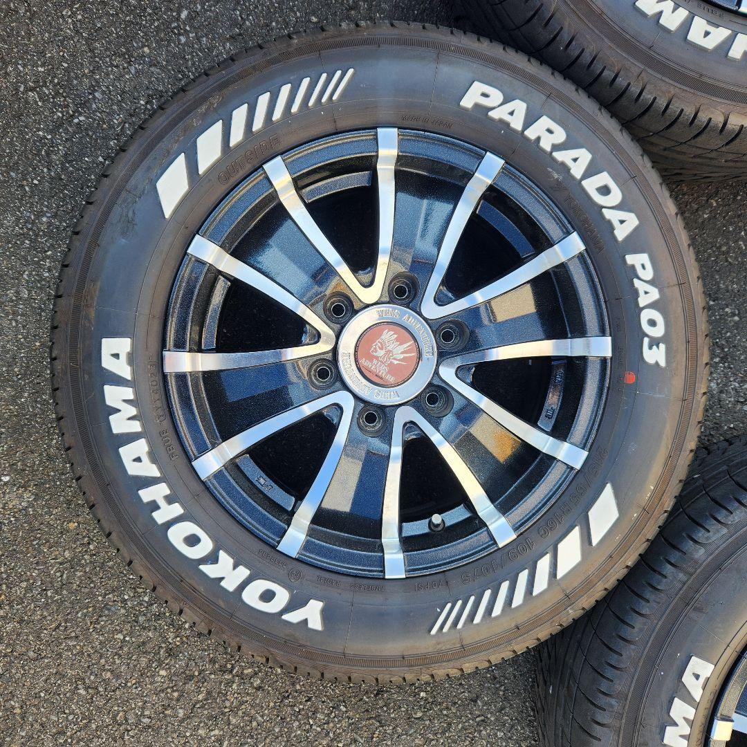 ハイエース 200系 アルミホイール タイヤ 4本 セット 16インチ