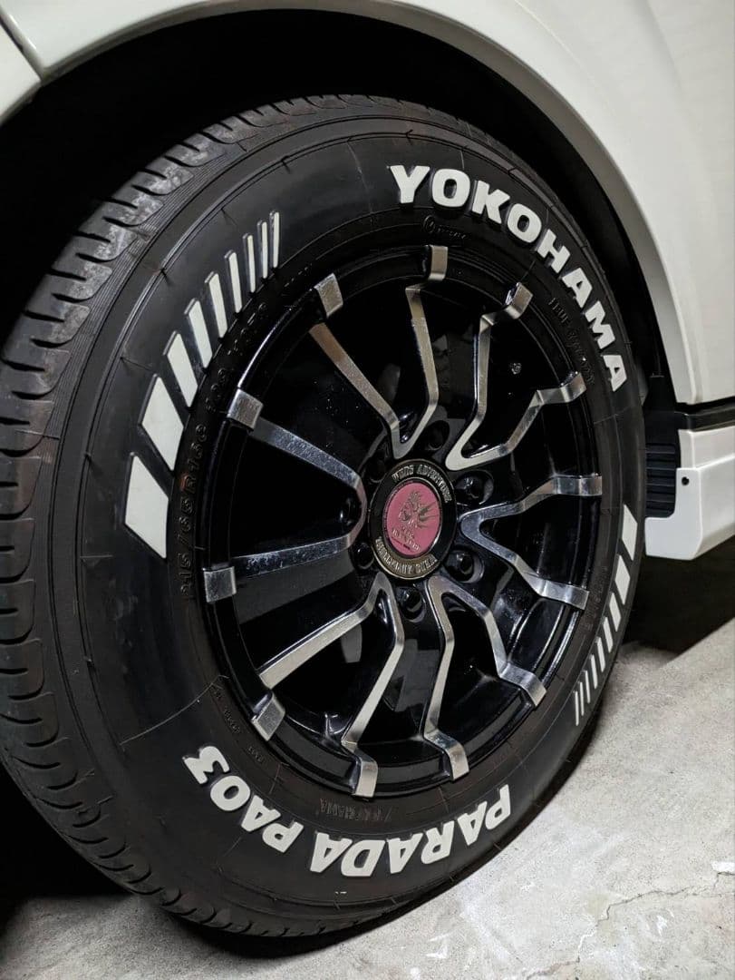 ハイエース 200系 アルミホイール タイヤ 4本 セット 16インチ