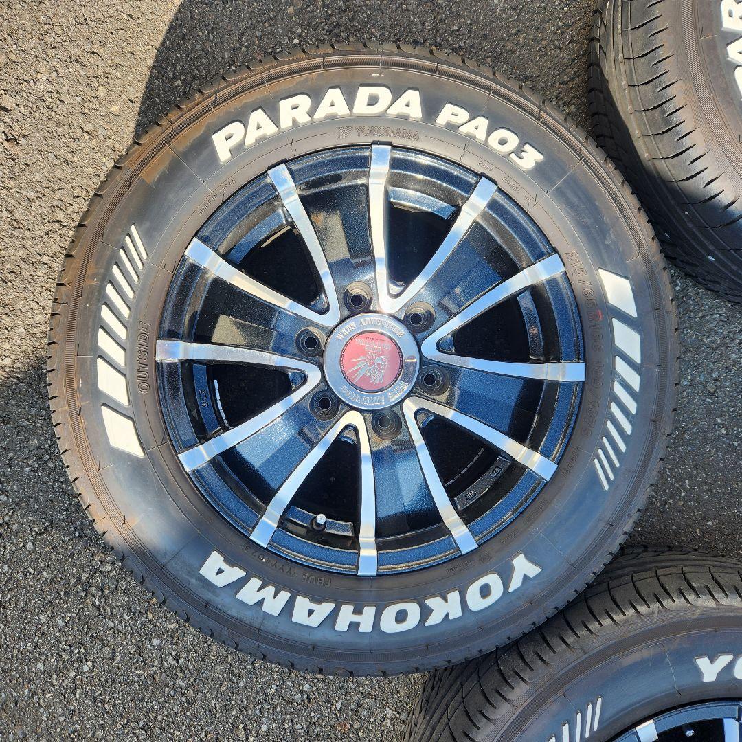 ハイエース 200系 アルミホイール タイヤ 4本 セット 16インチ