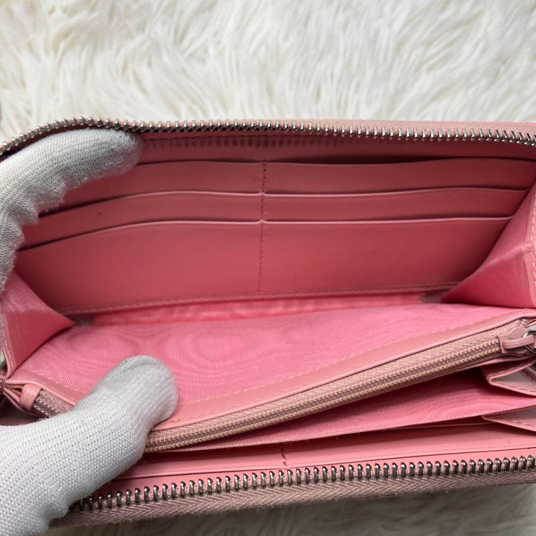 美品✨️グッチ GG マーモント 長財布 ラウンドジップ キルティング