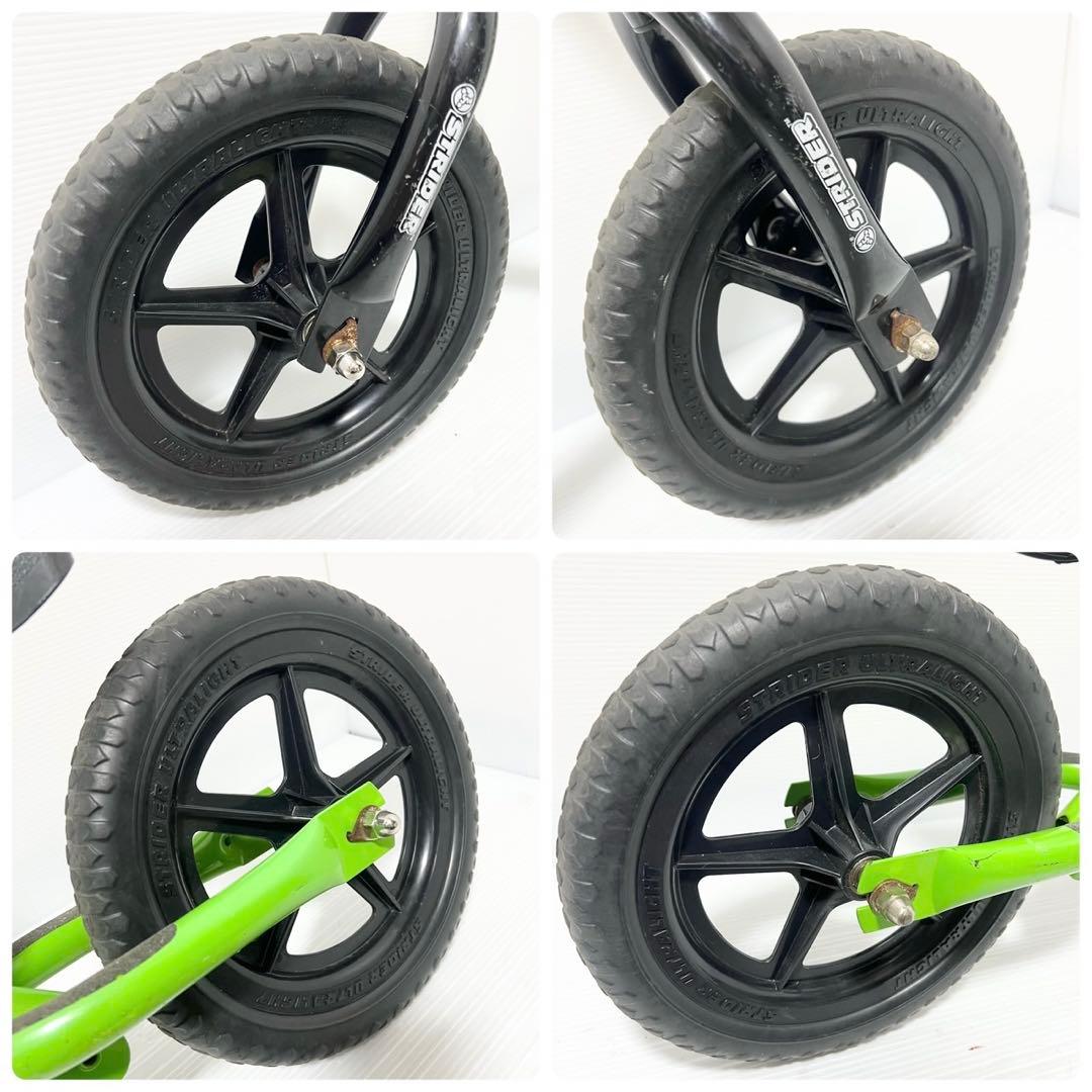 ストライダー キックバイク STRIDER12 緑 クラシック アタッチメント