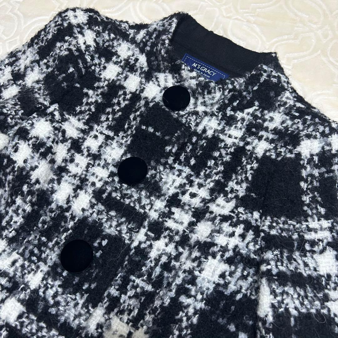 エムズグレイシー　38 チェック コート