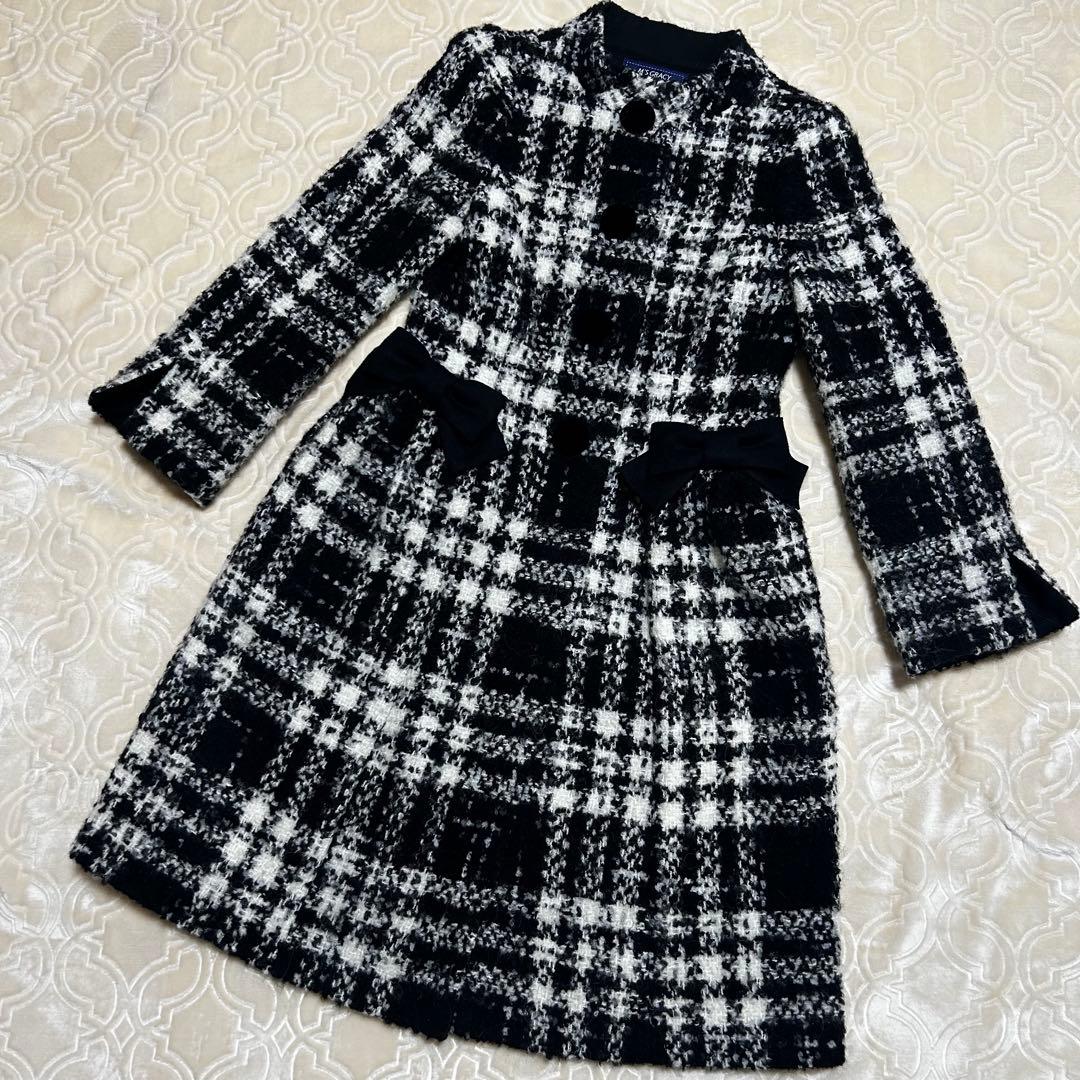 エムズグレイシー　38 チェック コート