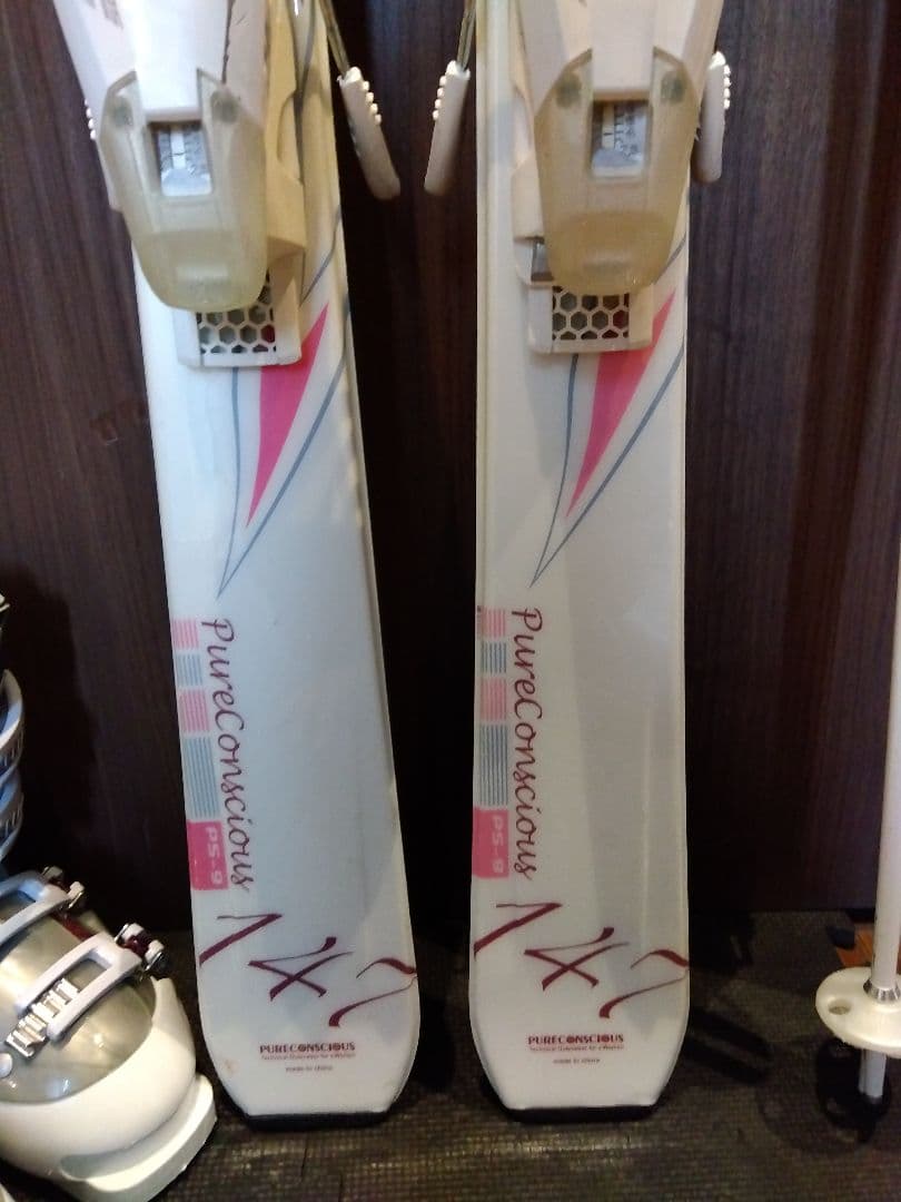 美品/PURECONSCIOUS/レディース用/スキーセット/メンテ・WAX済✔
