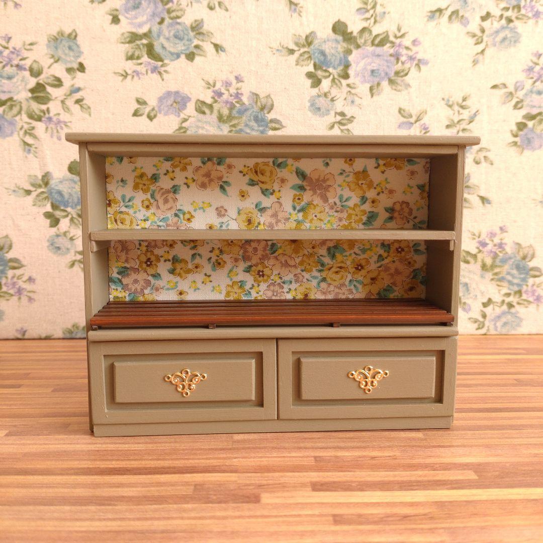 【専用】ミニチュア家具　パン屋さん家具セット①②《アンティークウッド》