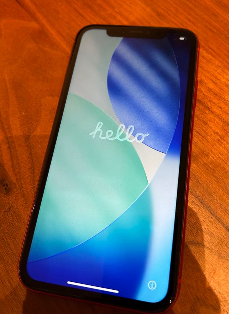 iPhone11　128GB　レッド　SIMフリー　美品