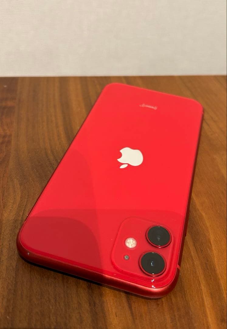iPhone11　128GB　レッド　SIMフリー　美品