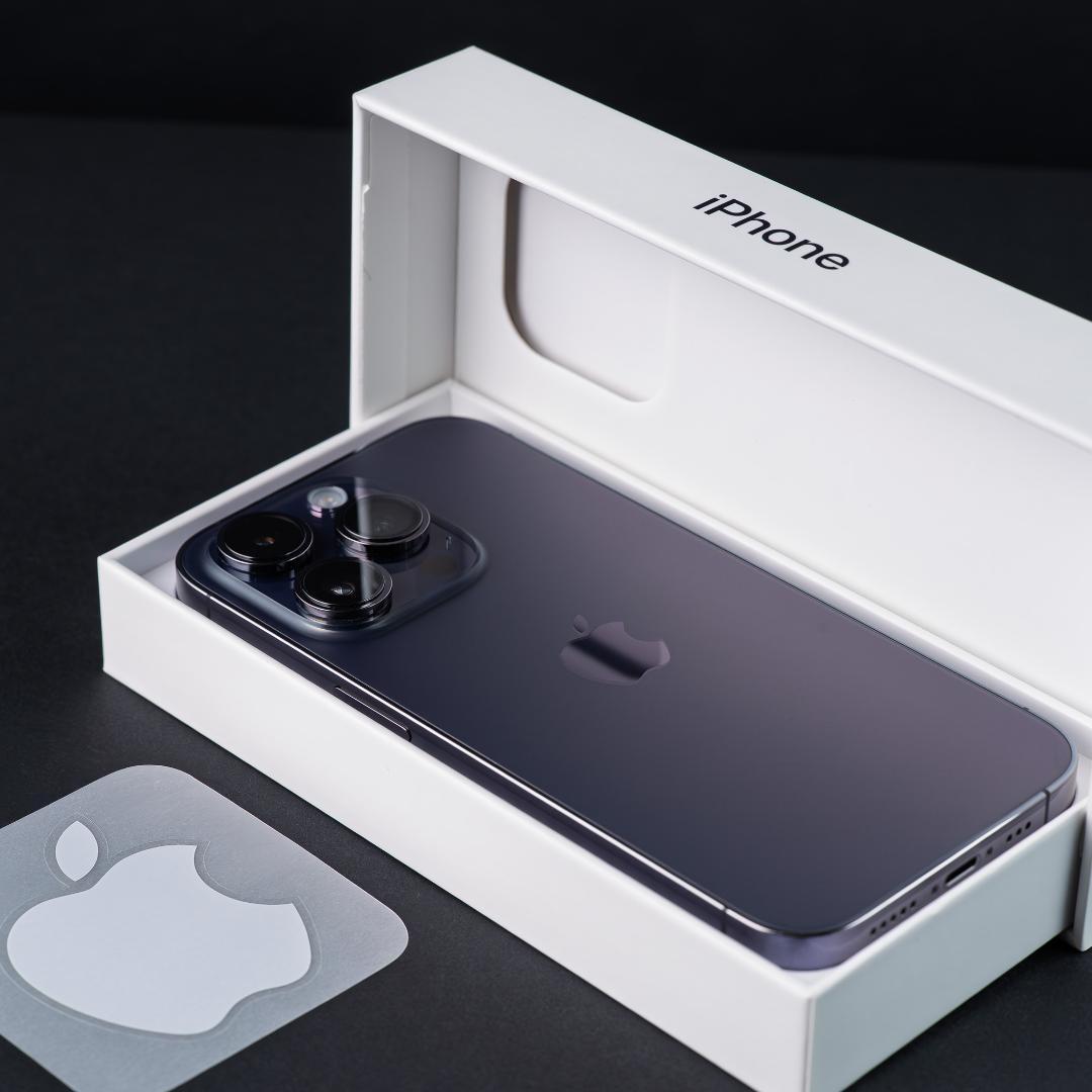 美品 iPhone 14 Pro 256GB ディープパープル SIMフリー