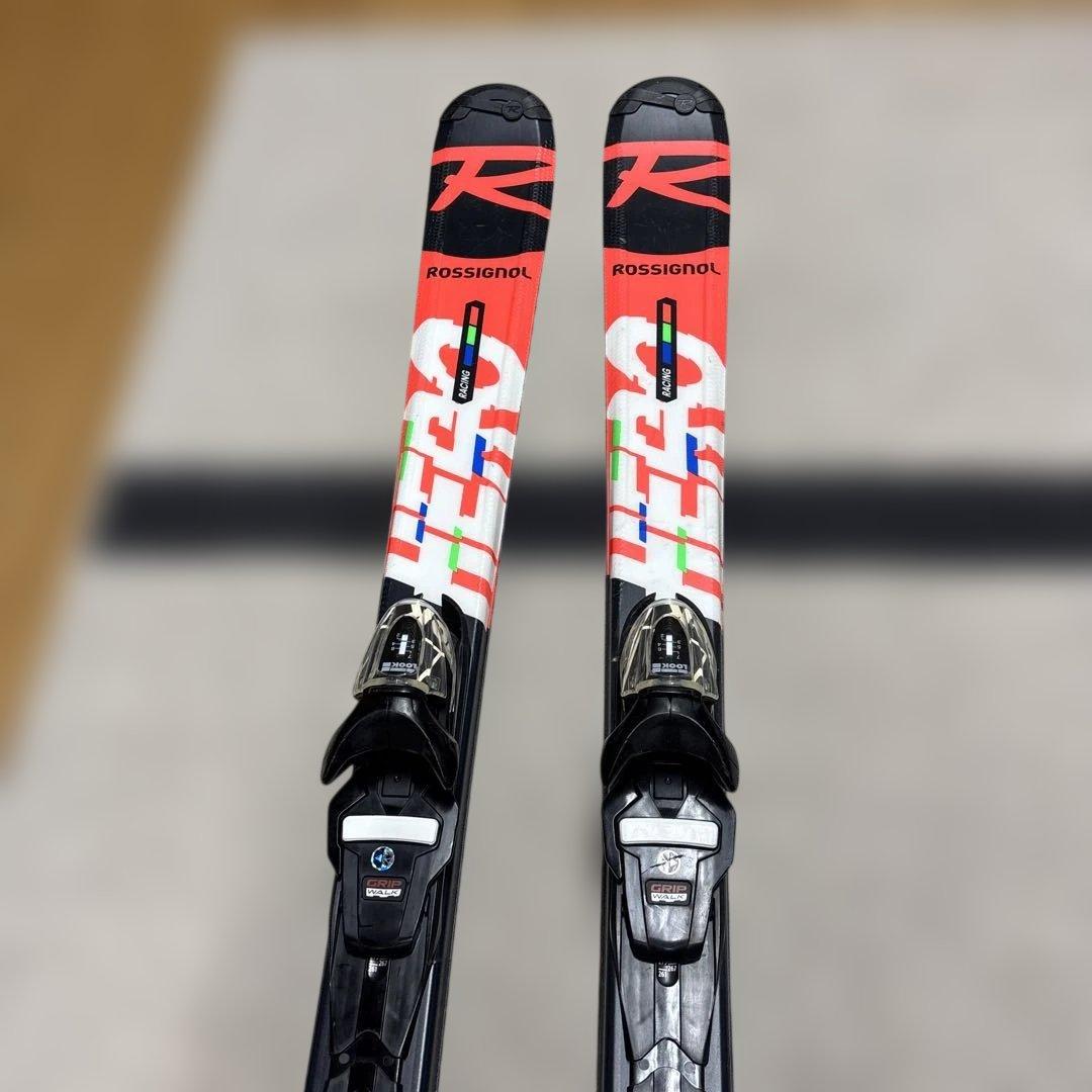 ROSSIGNOL キッズ　スキー板 140cm ストック100センチ付き