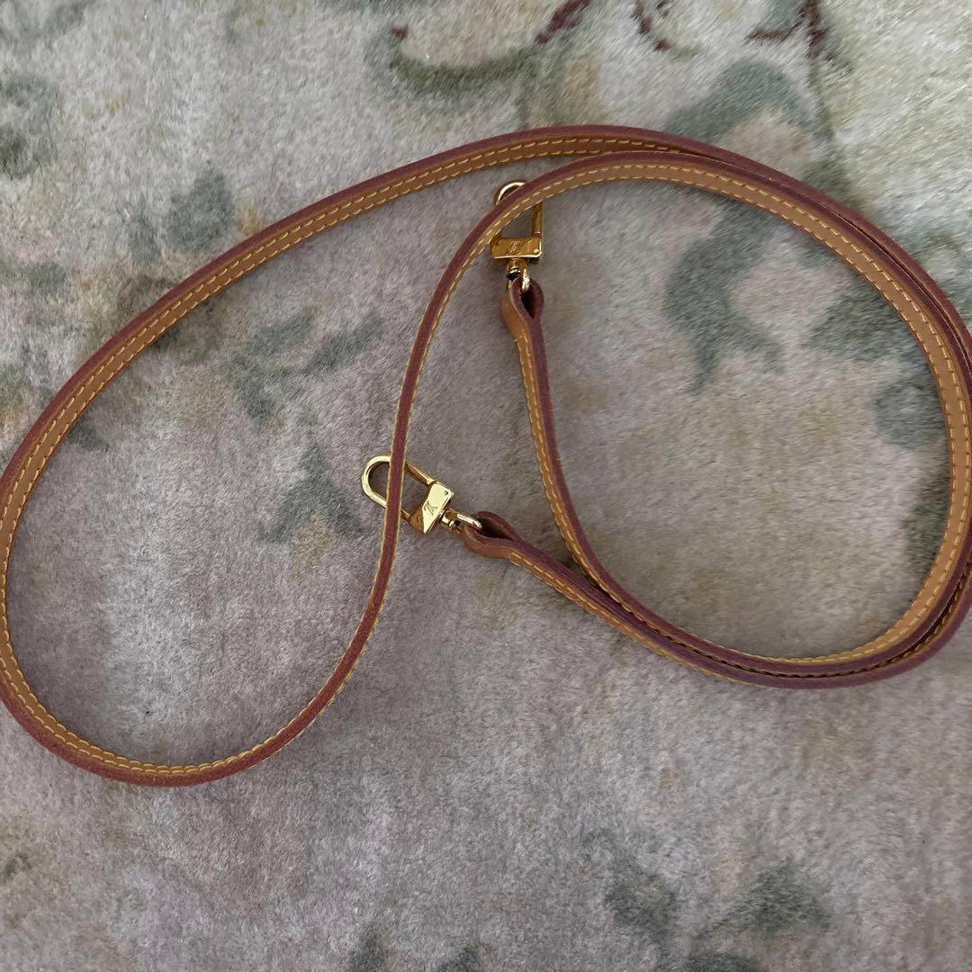LOUIS VUITTON ヌメ革 レザー ショルダーストラップ