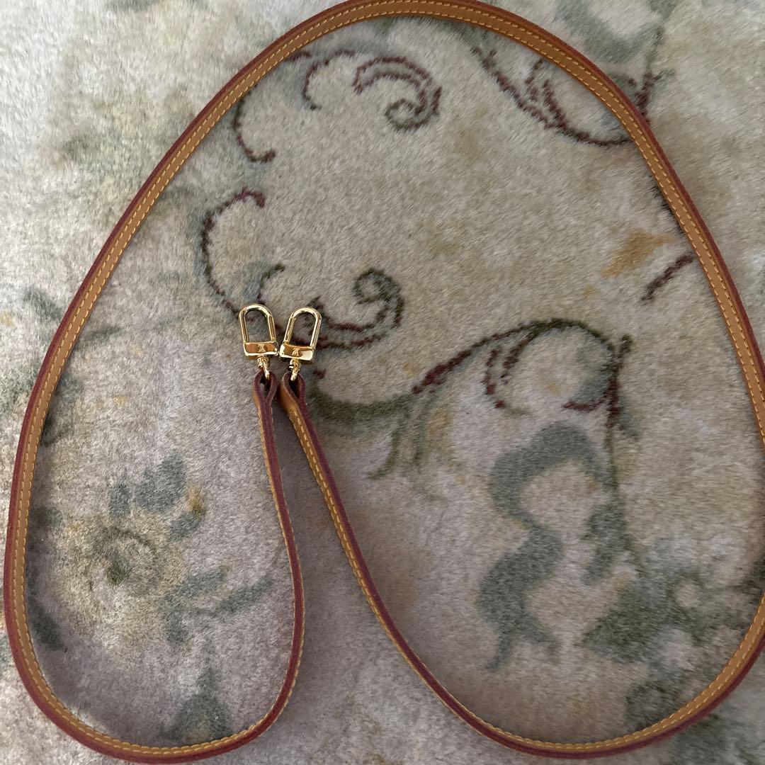 LOUIS VUITTON ヌメ革 レザー ショルダーストラップ