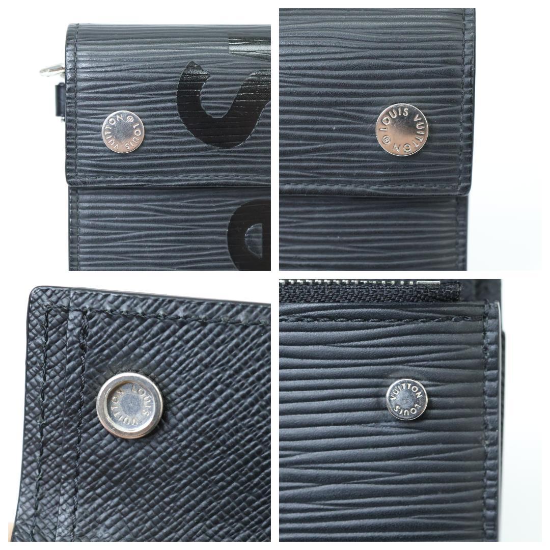 極美品 ルイヴィトン シュプリーム チェーンウォレット 三つ折り M67711